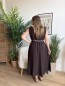 Robe longue Élise marron Robe longue Élise marron