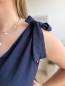 Robe longue Élise bleue Robe longue Élise bleue