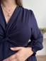 Robe longue Juliette bleu marine