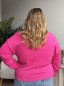 Gilet-pull Léopard rose fuchsia Gilet-pull Léopard rose fuchsia