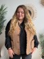 Gilet sans manches effet mouton Camel Gilet sans manches effet mouton Camel