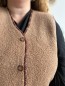 Gilet sans manches effet mouton Camel Gilet sans manches effet mouton Camel