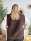 Gilet sans manches effet mouton chocolat Gilet sans manches effet mouton chocolat