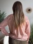 Blouse Pauline fleurie vieux rose Blouse Pauline fleurie vieux rose