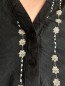 Blouse Agathe à motifs brodés noir Blouse Agathe à motifs brodés noir