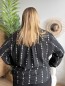 Blouse Agathe à motifs brodés noir Blouse Agathe à motifs brodés noir
