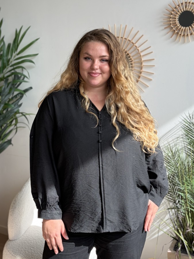 Blouse Alix noire Blouse Alix noire