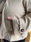 Trench court à capuche beige Trench court à capuche beige
