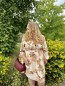 Robe courte beige fleurs Daisie Robe courte beige fleurs Daisie