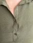 Blouse à col victorien Agathe vert kaki Blouse à col victorien Agathe vert kaki