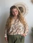 Blouse Louison motif aquarelle kaki Blouse Louison motif aquarelle kaki