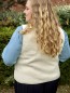 Gilet bouclette sans manches beige