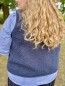 Gilet bouclette sans manches bleu marine Suzie