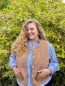 Gilet bouclette sans manches camel Suzie