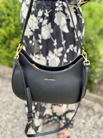 Sac à main arrondi Méryl noir
