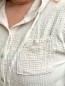 Chemise veste gaze de coton beige