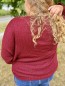 Pull étoile dorée Betty bordeaux Pull étoile dorée Betty bordeaux