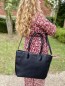 Sac vinyl avec pochette Hope noir