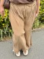 Pantalon fluide plissé palazzo Lexie camel