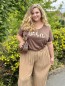 Pantalon fluide plissé palazzo Lexie camel