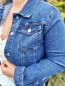 Veste bleu foncé en jeans Abby