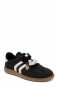 Baskets fleurs tricot noir Cassie