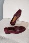 Mocassins velours bordeaux Kayla
