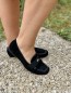 Mocassins velours noires Kayla