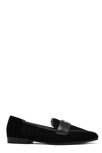 Mocassins velours noires Kayla