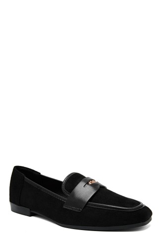 Mocassins velours noires Kayla