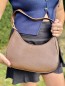 Sac à main arrondi Méryl marron