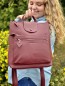 Sac à dos vinyl bordeaux Billie
