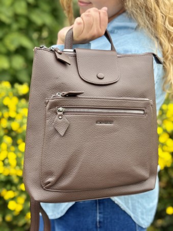 Sac à dos vinyl marron Billie