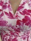 Robe fluide courte "Lilou" imprimé feuillages fuschia Robe fluide courte "Lilou" imprimé feuillages fuschia