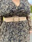 Robe noire longue mini fleurs Ivy Robe noire longue mini fleurs Ivy
