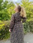 Robe noire longue mini fleurs Ivy Robe noire longue mini fleurs Ivy