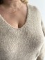 Robe pull long uni Lucia beige Robe pull long uni Lucia beige