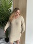 Robe pull long uni Lucia beige Robe pull long uni Lucia beige