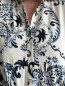 Robe chemise boutonnée motif fluide Juana bleu Robe chemise boutonnée motif fluide Juana bleu