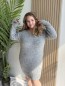 Robe pull long uni Lucia gris Robe pull long uni Lucia gris
