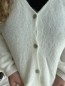 Gilet tout doux baby alpaga Suri ivoire Gilet tout doux baby alpaga Suri ivoire