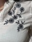 Chemise gaze de coton broderie fleurs blanche Yara Chemise gaze de coton broderie fleurs blanche Yara