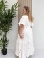 Robe longue "Maryline" en gaze de coton broderie mini coeurs Robe longue "Maryline" en gaze de coton broderie mini coeurs