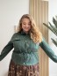 Veste suédine Milena vert sapin