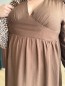 Robe longue unie Cecilia chocolat Robe longue unie Cecilia chocolat