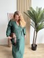 Robe longue unie Cecilia vert Robe longue unie Cecilia vert