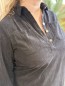 Robe tunique cotelés Isadora noir