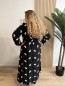 Robe longue broderie baie Joana noir Robe longue broderie baie Joana noir